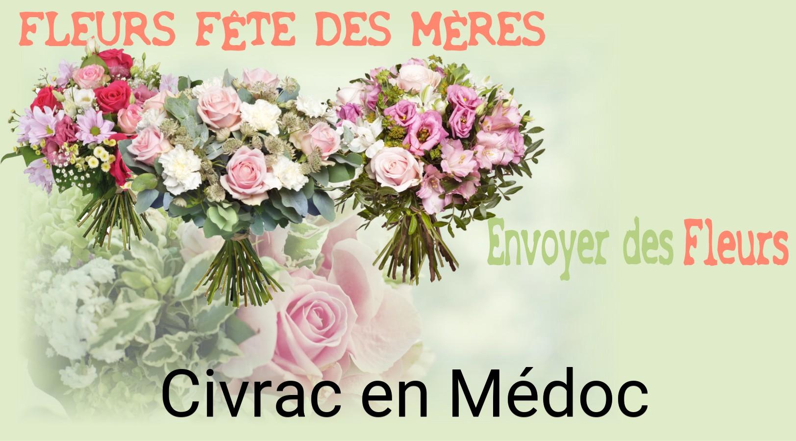 Bouquet de Fête des Mères livré à Civrac-en-Médoc